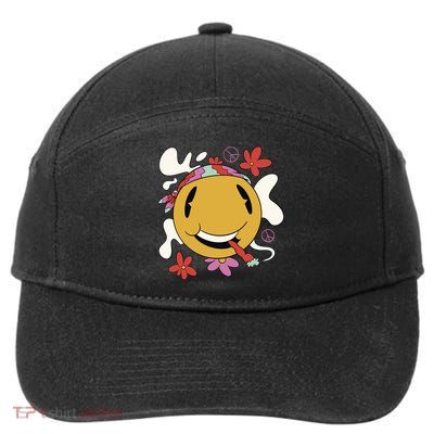 Happy Hippie Smoke 7-Panel Snapback Hat
