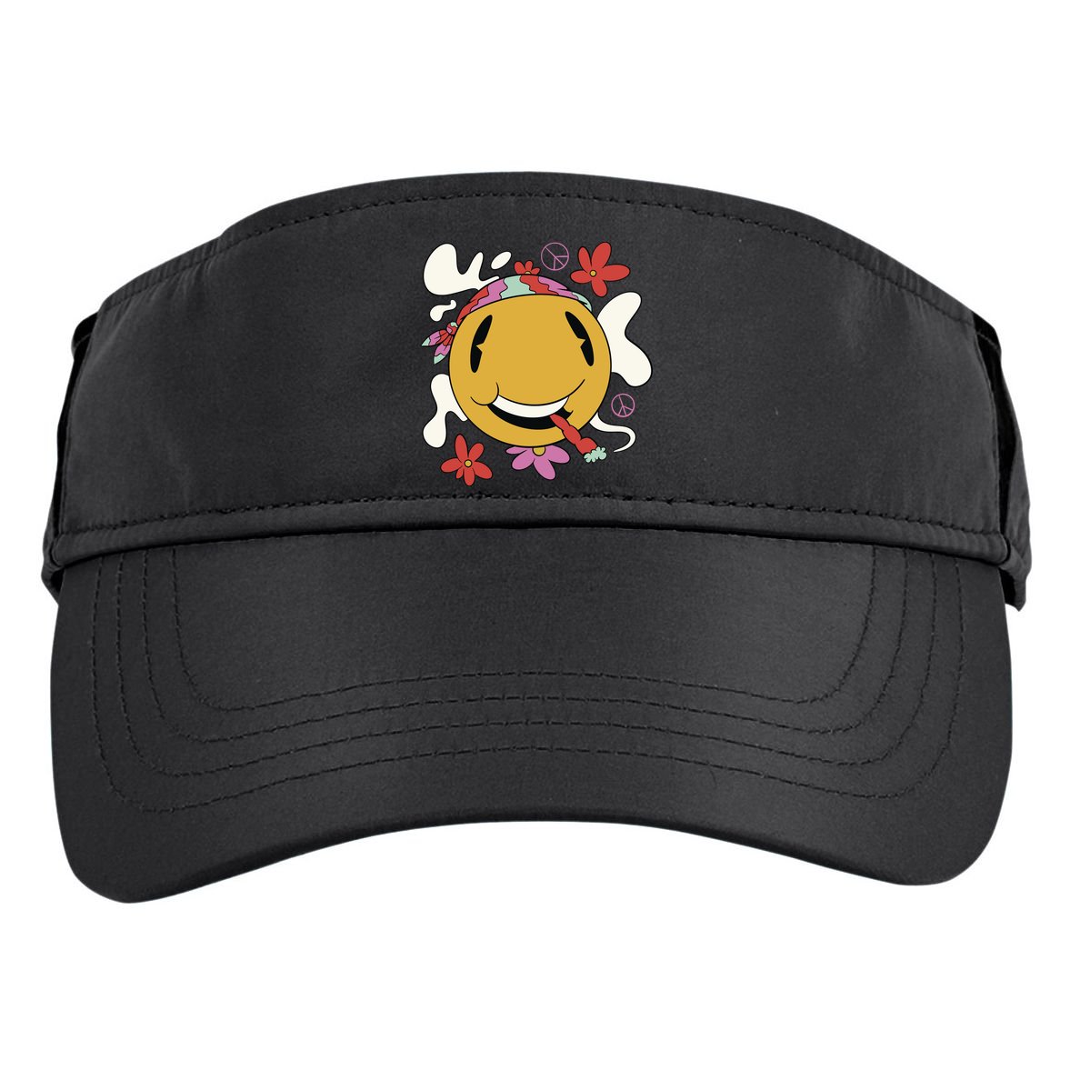 Happy Hippie Smoke Adult Drive Performance Visor