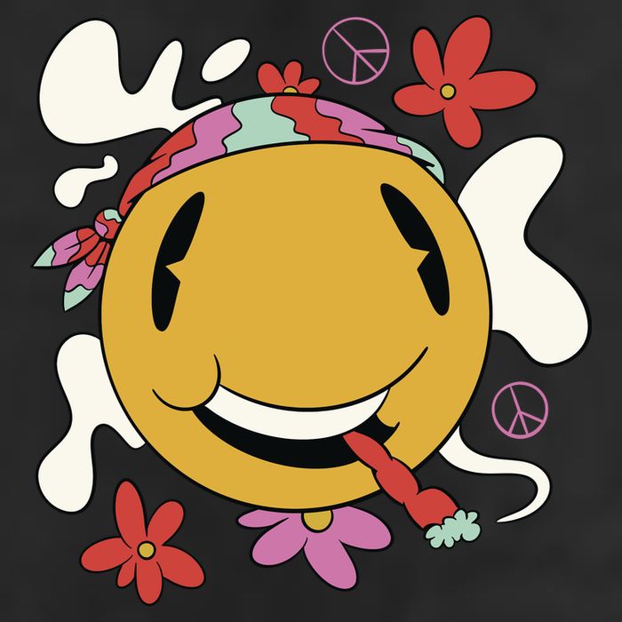 Happy Hippie Smoke Adult Drive Performance Visor