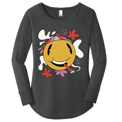 Happy Hippie Smoke Women's Perfect Tri Tunic Long Sleeve Shirt