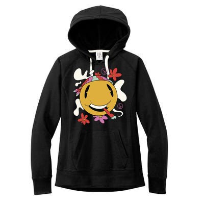Happy Hippie Smoke Women's Fleece Hoodie