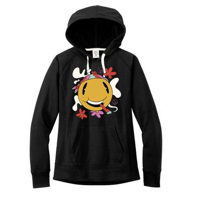 Happy Hippie Smoke Women's Fleece Hoodie