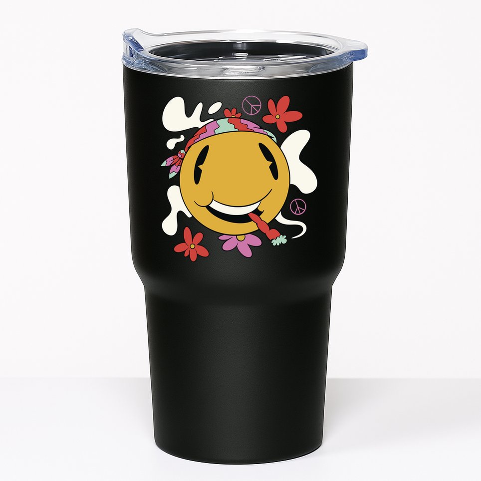 Happy Hippie Smoke Tumbler