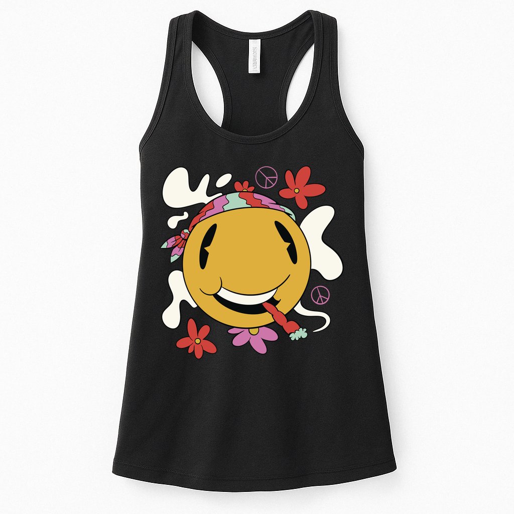 Happy Hippie Smoke Womens Tank Top