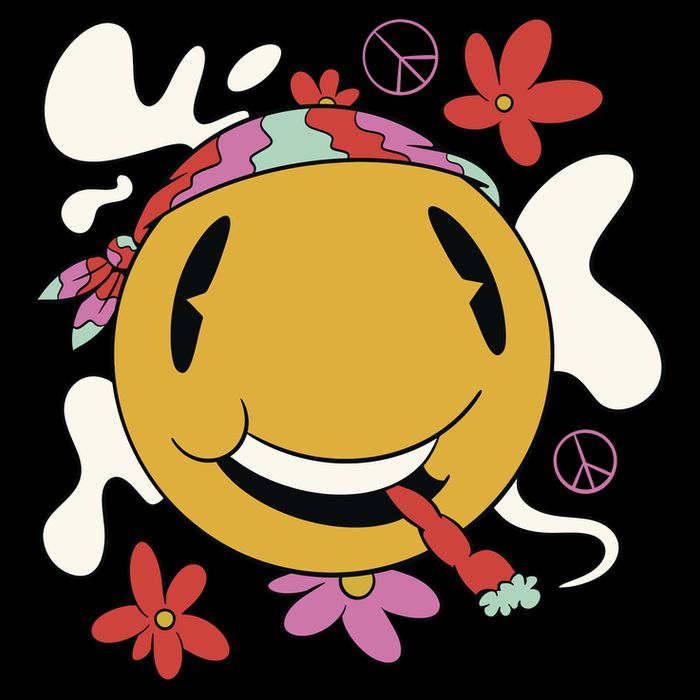 Happy Hippie Smoke Baby Bodysuit
