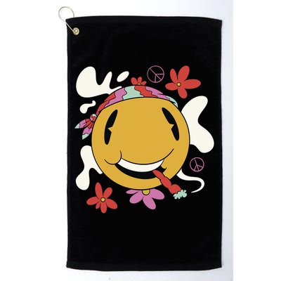 Happy Hippie Smoke Golf Towel