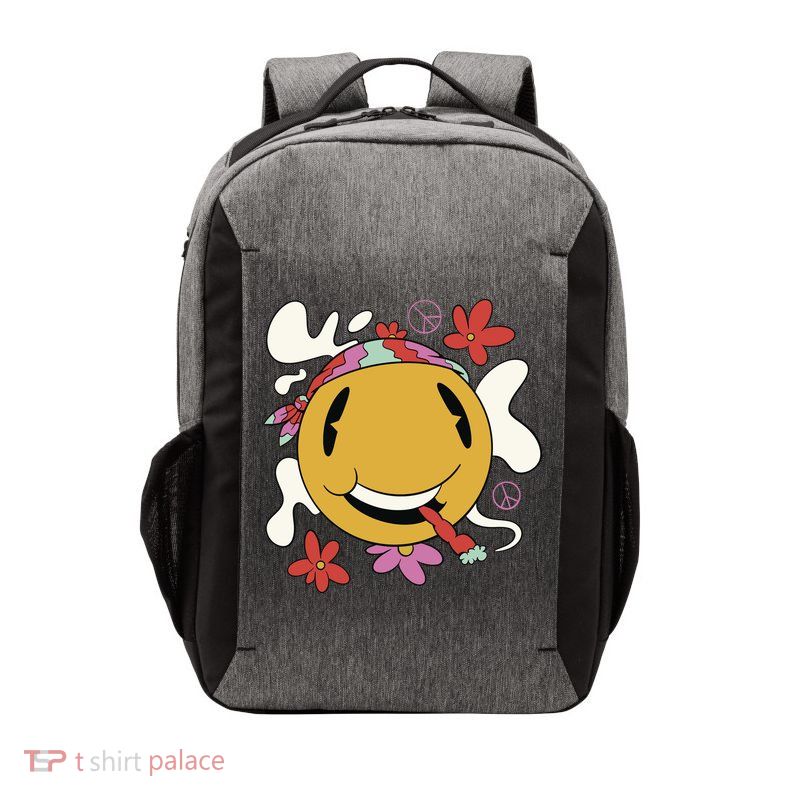 Happy Hippie Smoke Vector Backpack