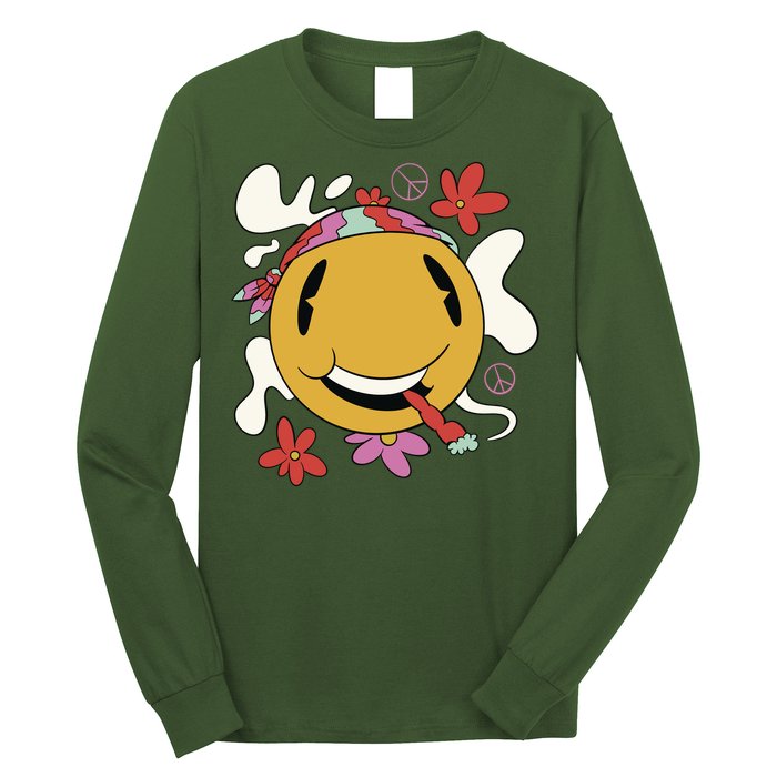 Happy Hippie Smoke Long Sleeve Shirt