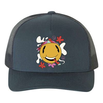 Happy Hippie Smoke Yupoong Adult 5-Panel Trucker Hat