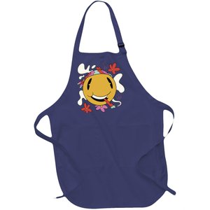 Happy Hippie Smoke Full-Length Apron With Pockets