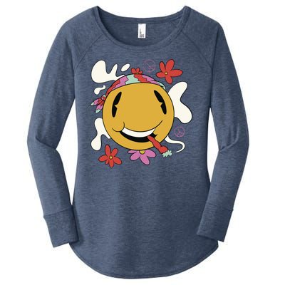 Happy Hippie Smoke Women's Perfect Tri Tunic Long Sleeve Shirt