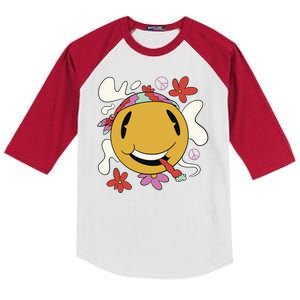 Happy Hippie Smoke Kids Colorblock Raglan Jersey