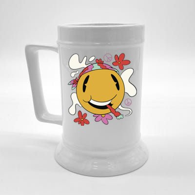 Happy Hippie Smoke Beer Stein