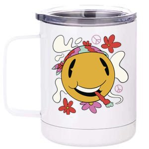 Happy Hippie Smoke 12 oz Stainless Steel Tumbler Cup