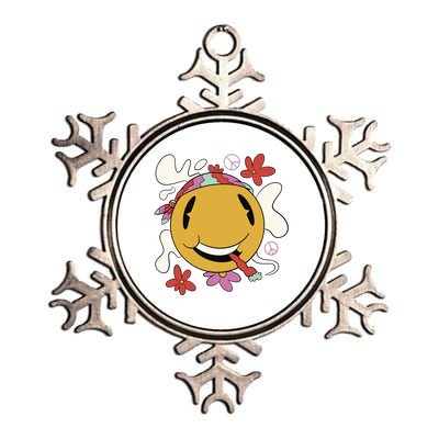 Happy Hippie Smoke Metallic Star Ornament