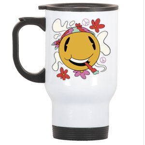 Happy Hippie Smoke Stainless Steel Travel Mug