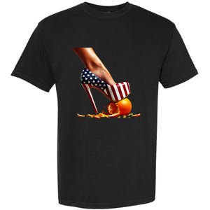 High Heels Squash Oranges; Kamala Harris Election Garment-Dyed Heavyweight T-Shirt