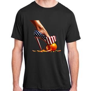 High Heels Squash Oranges; Kamala Harris Election Adult ChromaSoft Performance T-Shirt