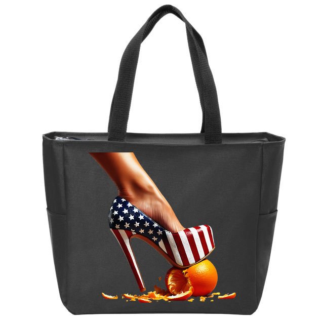 High Heels Squash Oranges; Kamala Harris Election Zip Tote Bag