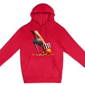 High Heels Squash Oranges; Kamala Harris Election Premium Pullover Hoodie