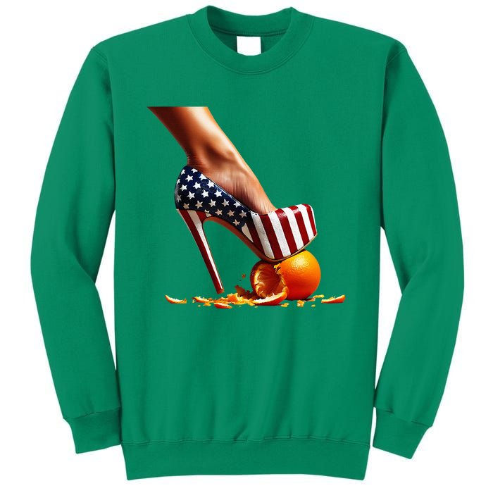 High Heels Squash Oranges; Kamala Harris Election Sweatshirt