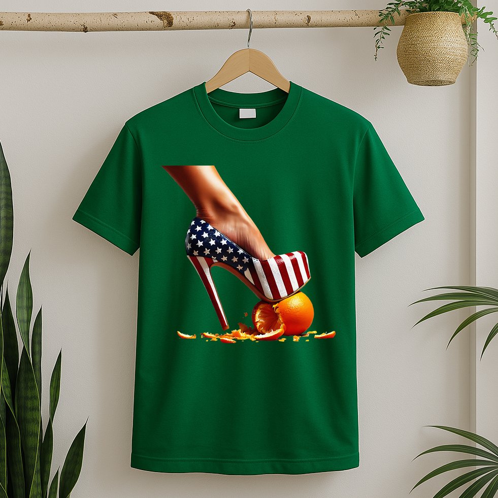 High Heels Squash Oranges; Kamala Harris Election T-Shirt