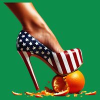 High Heels Squash Oranges; Kamala Harris Election Tall T-Shirt