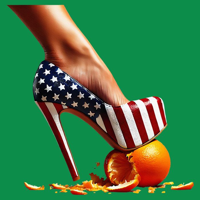 High Heels Squash Oranges; Kamala Harris Election Tall T-Shirt
