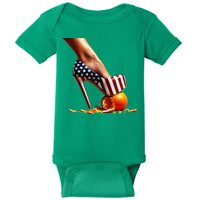 High Heels Squash Oranges; Kamala Harris Election Baby Bodysuit