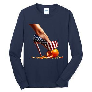 High Heels Squash Oranges; Kamala Harris Election Tall Long Sleeve T-Shirt