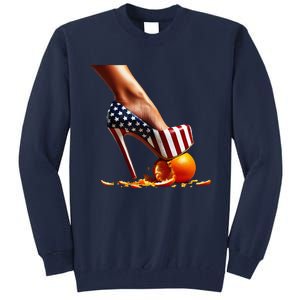 High Heels Squash Oranges; Kamala Harris Election Tall Sweatshirt