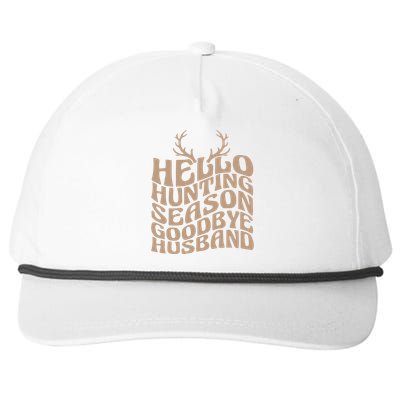 Hello Hunting Season Goodbye Boyfriend Snapback Five-Panel Rope Hat