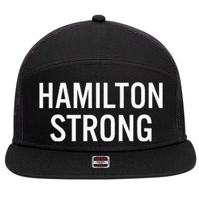 Hamilton High School Strong 7 Panel Mesh Trucker Snapback Hat