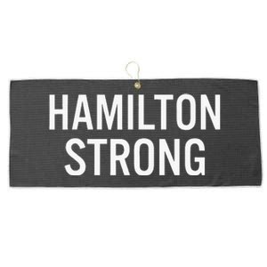 Hamilton High School Strong Large Microfiber Waffle Golf Towel