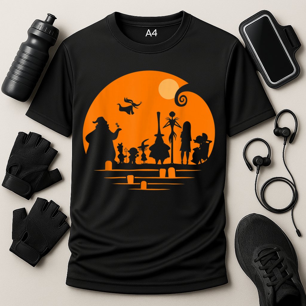 He Halloween Silhouette Cooling Performance Crew T-Shirt