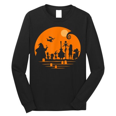 He Halloween Silhouette Long Sleeve Shirt
