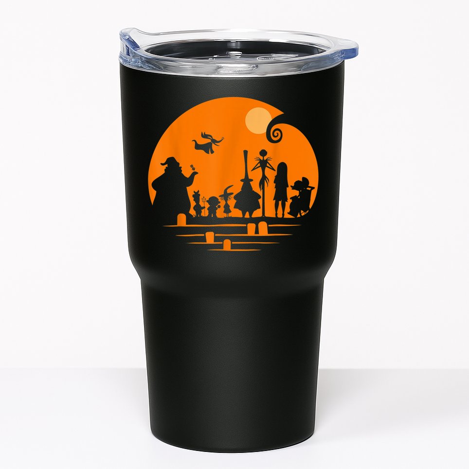He Halloween Silhouette Tumbler