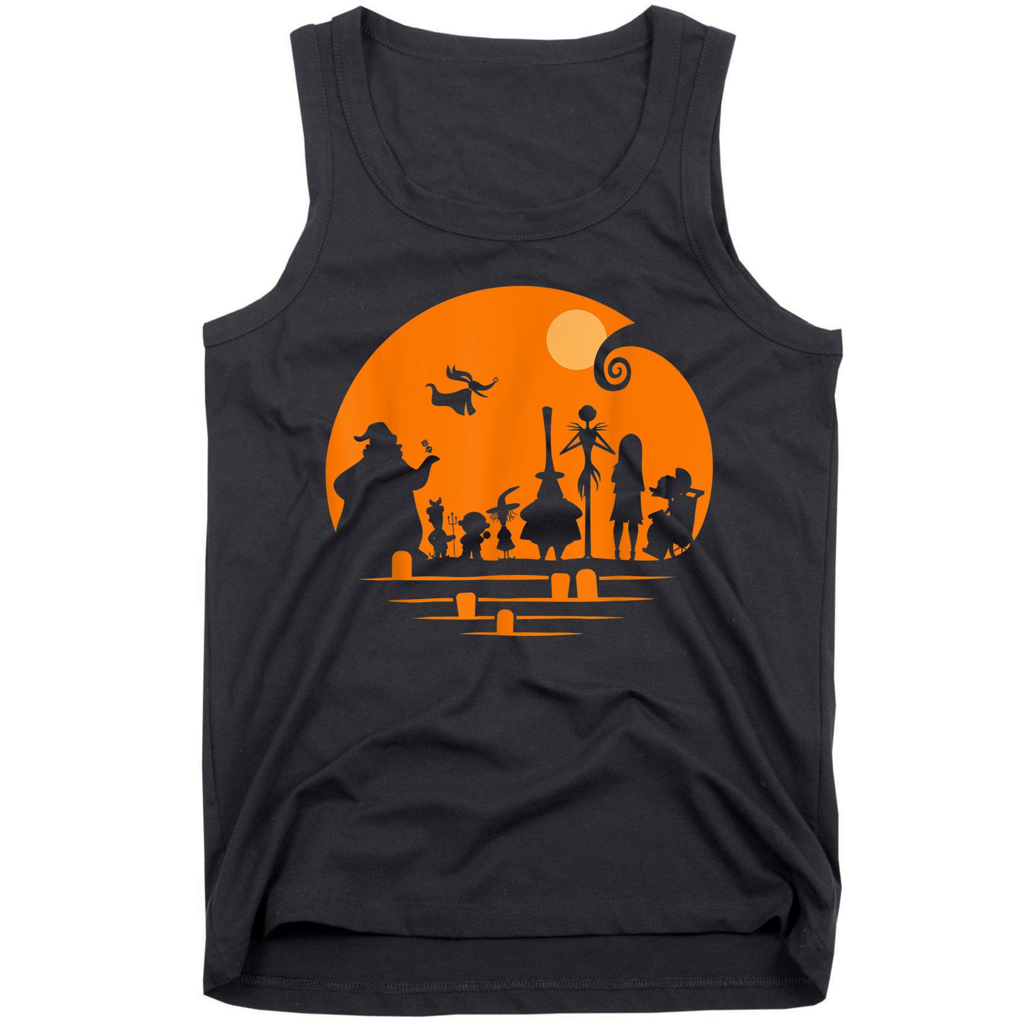He Halloween Silhouette Tank Top
