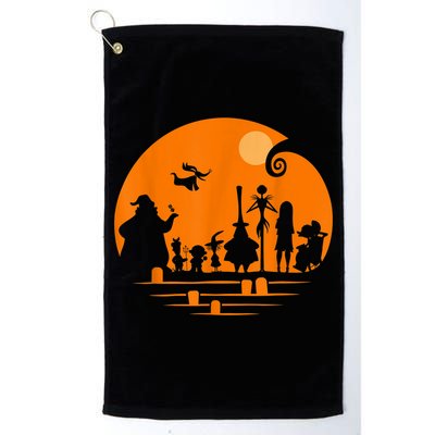 He Halloween Silhouette Golf Towel