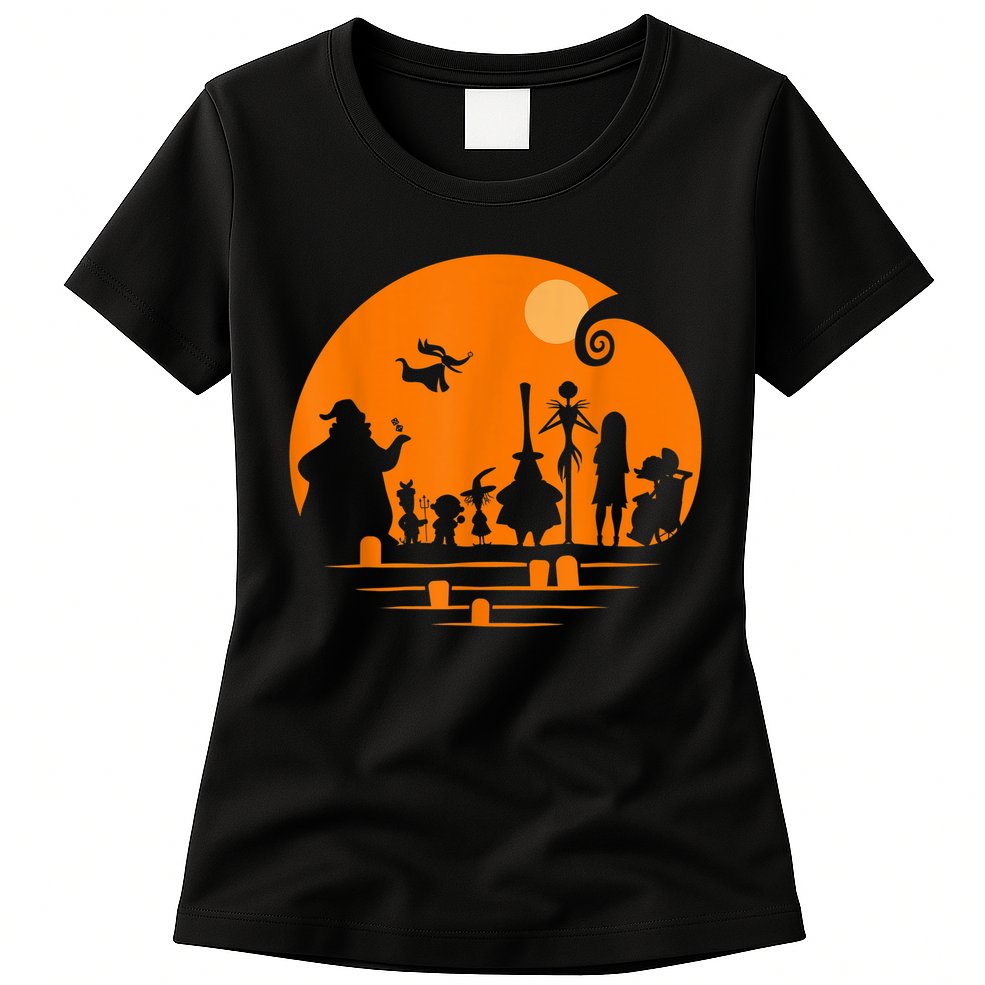 He Halloween Silhouette Womens T-Shirt
