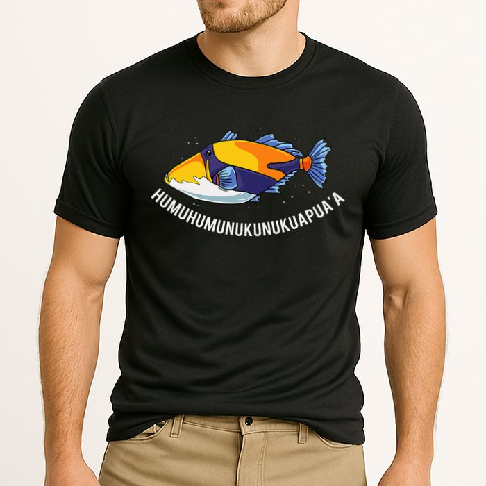HumuhumunukunukuapuaA Hawaiian State Fish Cooling Performance Crew T-Shirt