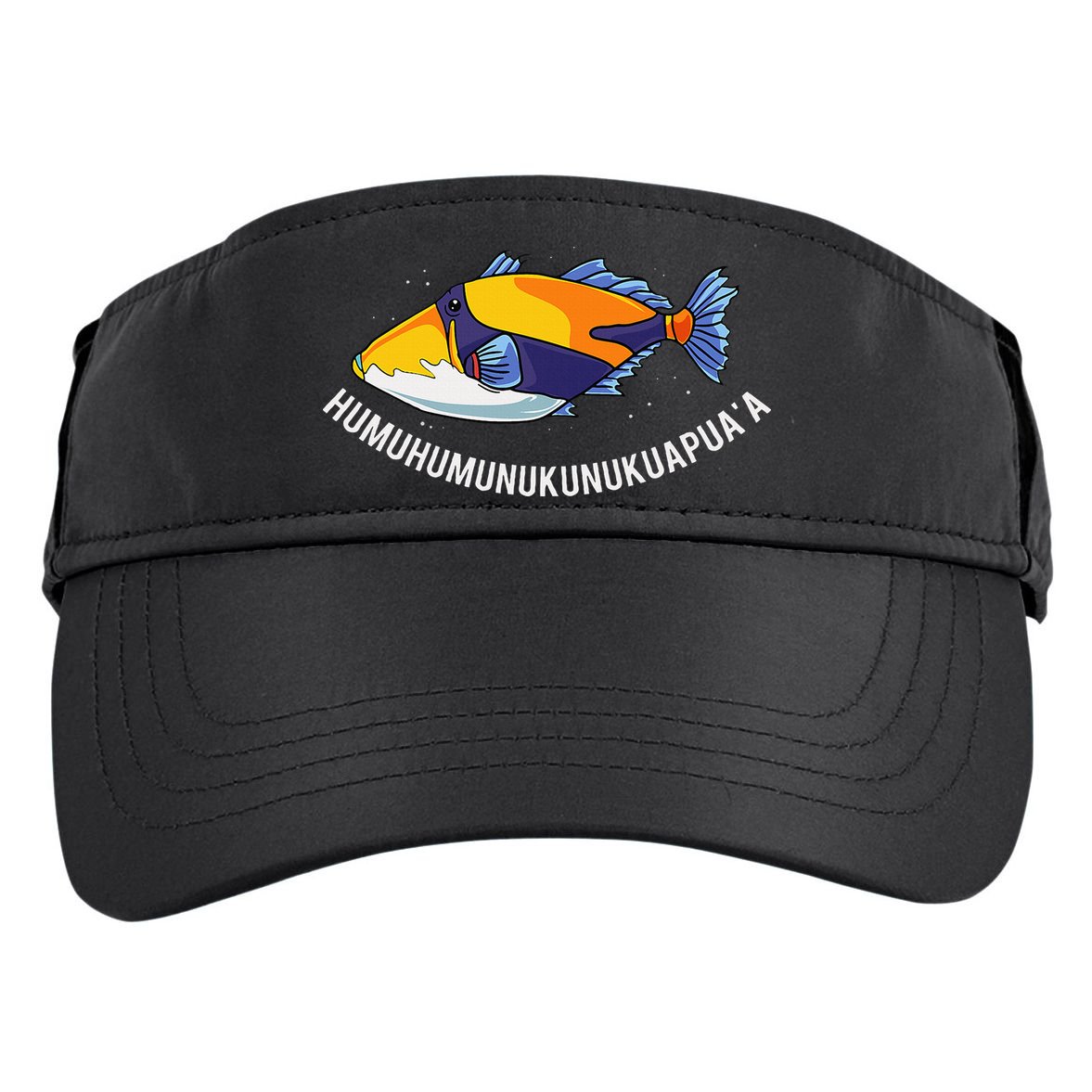 HumuhumunukunukuapuaA Hawaiian State Fish Adult Drive Performance Visor