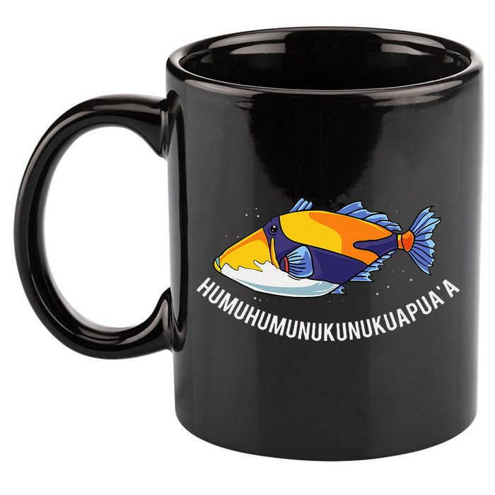 HumuhumunukunukuapuaA Hawaiian State Fish 11oz C Handle Ceramic Mug