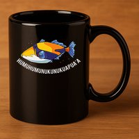 HumuhumunukunukuapuaA Hawaiian State Fish 11oz C Handle Ceramic Mug