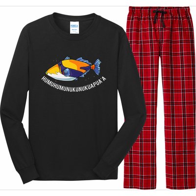 HumuhumunukunukuapuaA Hawaiian State Fish Long Sleeve Pajama Set