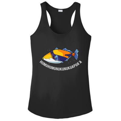 HumuhumunukunukuapuaA Hawaiian State Fish Ladies PosiCharge Competitor Racerback Tank