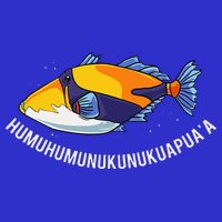 HumuhumunukunukuapuaA Hawaiian State Fish T-Shirt