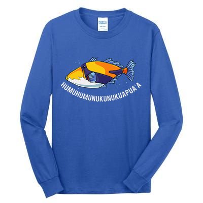 HumuhumunukunukuapuaA Hawaiian State Fish Tall Long Sleeve T-Shirt