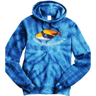 HumuhumunukunukuapuaA Hawaiian State Fish Tie Dye Hoodie