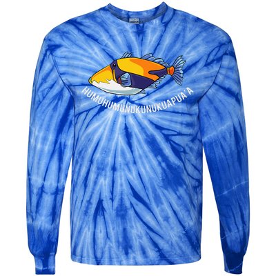 HumuhumunukunukuapuaA Hawaiian State Fish Tie-Dye Long Sleeve Shirt